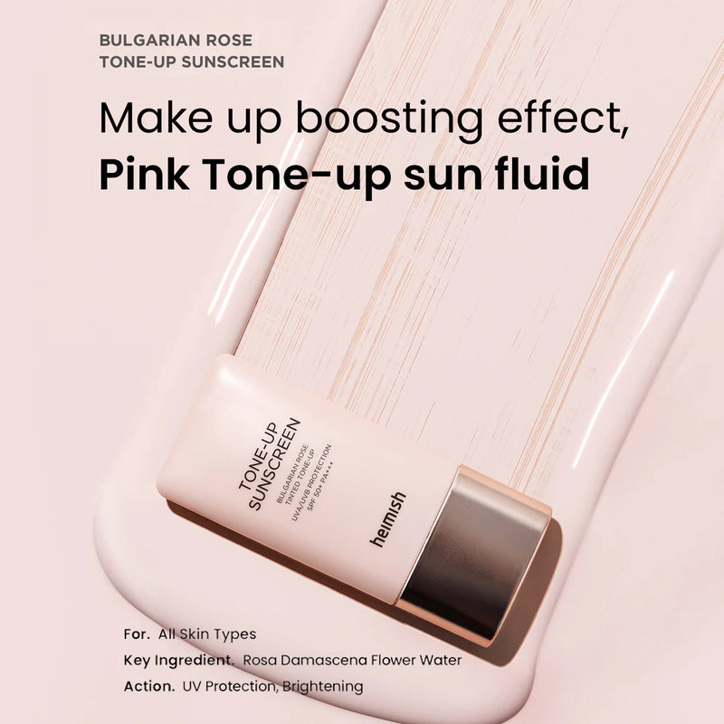 HEIMISH Bulgarian Rose Tinted Tone-up Sunscreen SPF50+/PA+++ 韩国HEIMISH 保加利亚玫瑰调色防晒霜 30ml