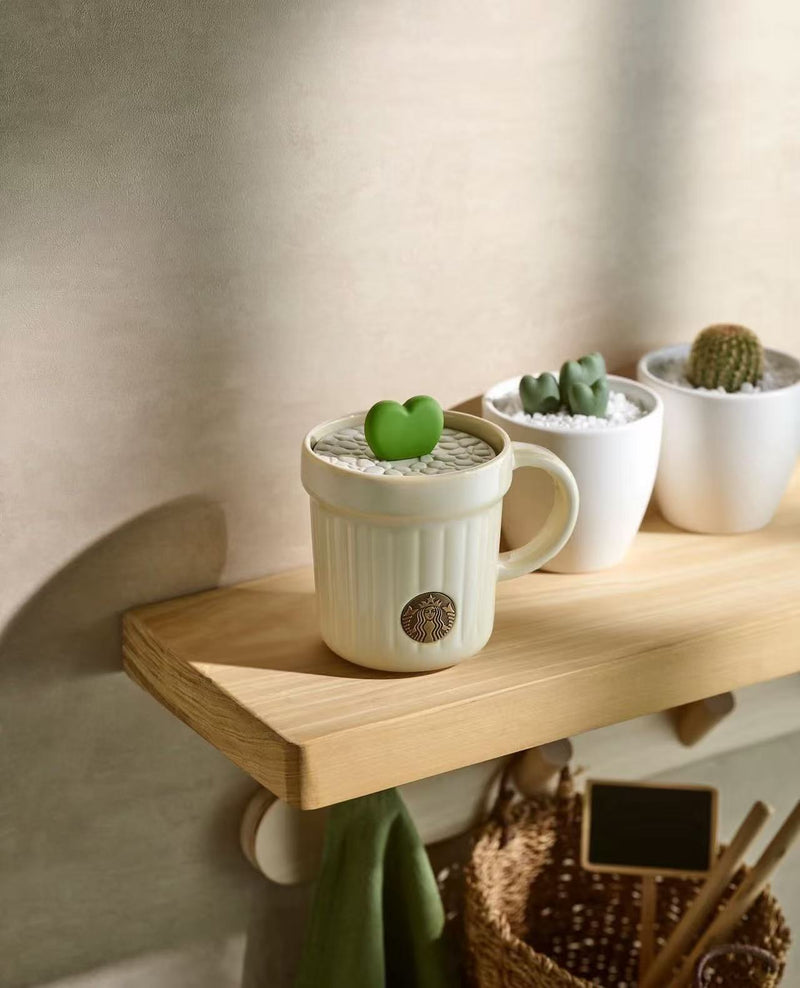 [Pre-Order] Korean SBUX Brighten Your Day Series Flower Market Succulent Mug [预售] 韩国星巴克 照亮您的一天系列 花市多肉植物马克杯 237ml