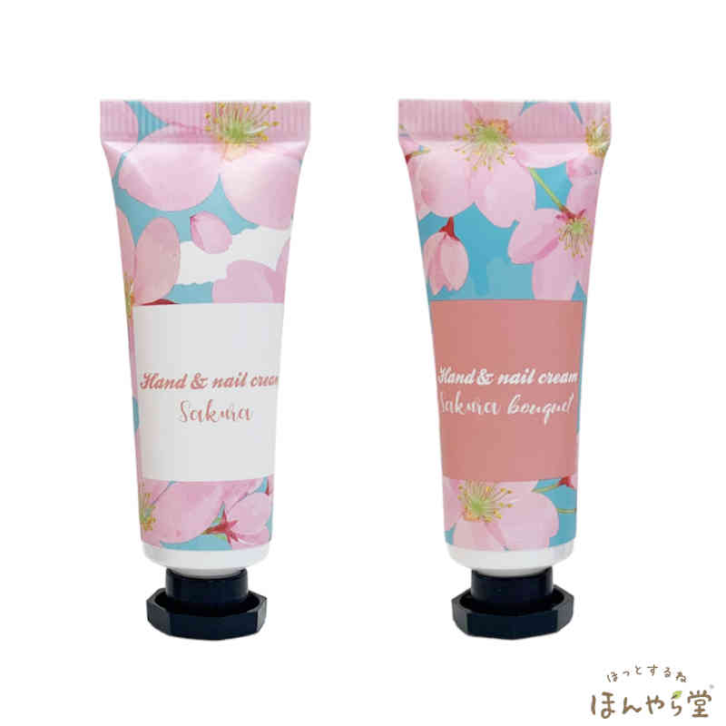 Honyaradoh Sakura Hand & Nail Cream Set 虹雅堂 樱花润甲保湿护手霜套装 10g x2