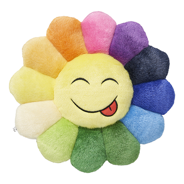 Takashi Murakami Rainbow Flower Emoji Mini Cushion #1 30cm 村上隆 彩色表情符号太阳花迷你抱枕 #1 30cm