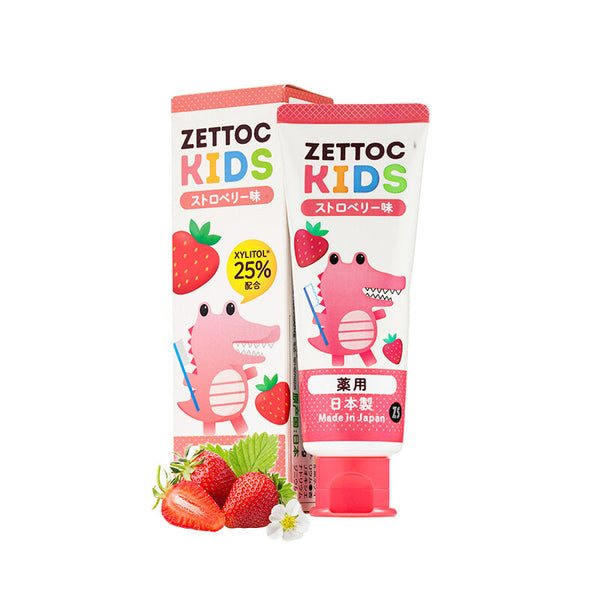 ZETTOC STYLE Kids Toothpaste (Strawberry) 泽托克 儿童牙膏 (草莓香型) 60g