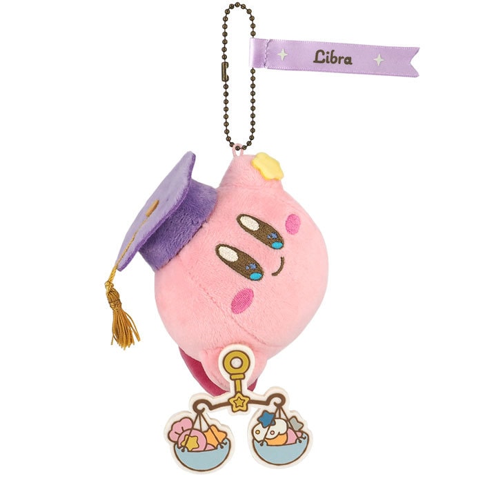 SAN-EI Kirby Horoscope Collection Plush (Libra) 三英 星之卡比星座系列公仔挂件 (天平座)