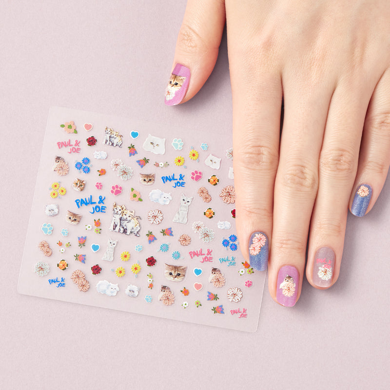 Paul & Joe Cat Nail Stickers 日本Paul & Joe 西洋菊猫咪美甲贴纸