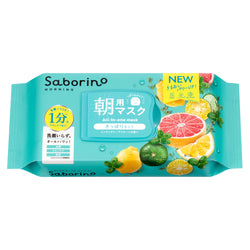 BCL Saborino Refreshing Good Morning Face Mask (Grapefruit) 32pc 日本BCL 滋润清爽早安面膜 (西柚) 32枚