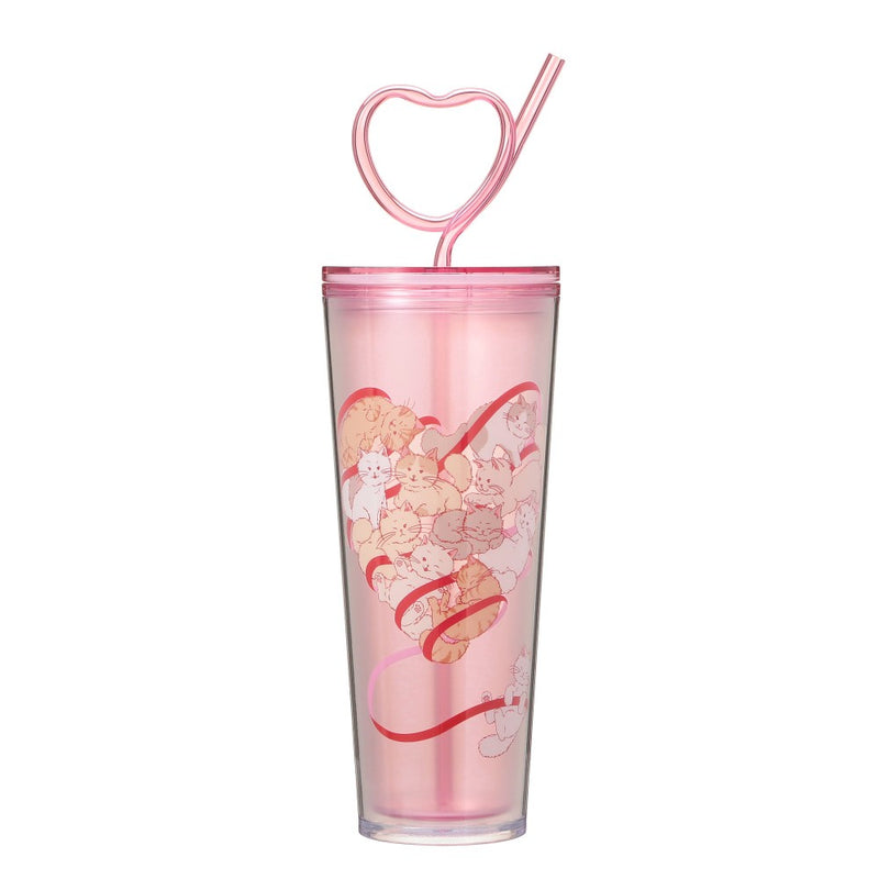 [Pre-Order] Japan SBUX 2025 Valentine Collection Valentine Cold Cup Tumbler 710ml [预售] 日本星巴克 2025情人节系列 情人节冷饮杯 710ml