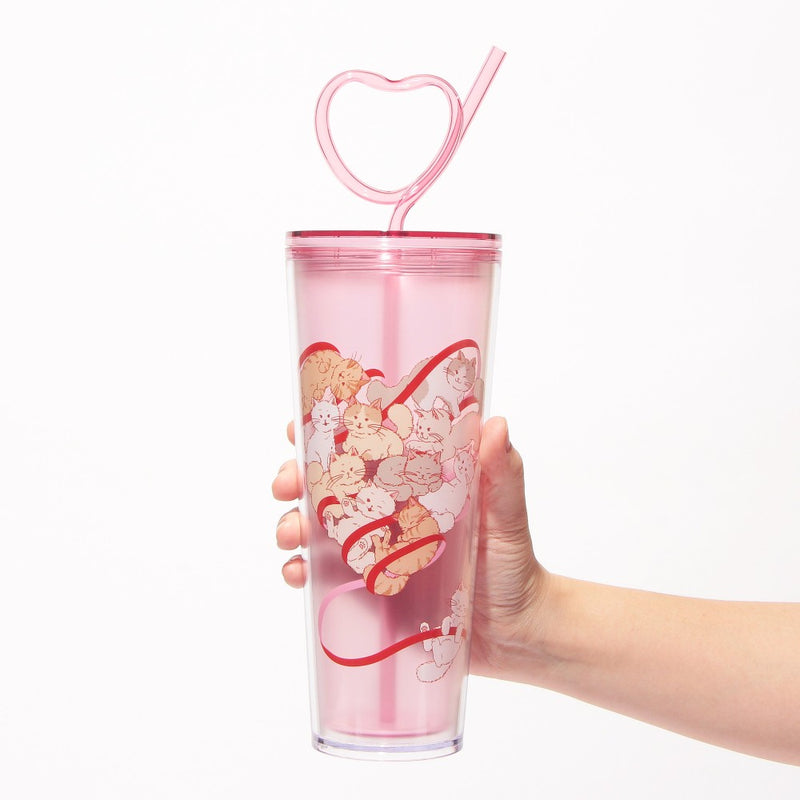 [Pre-Order] Japan SBUX 2025 Valentine Collection Valentine Cold Cup Tumbler 710ml [预售] 日本星巴克 2025情人节系列 情人节冷饮杯 710ml