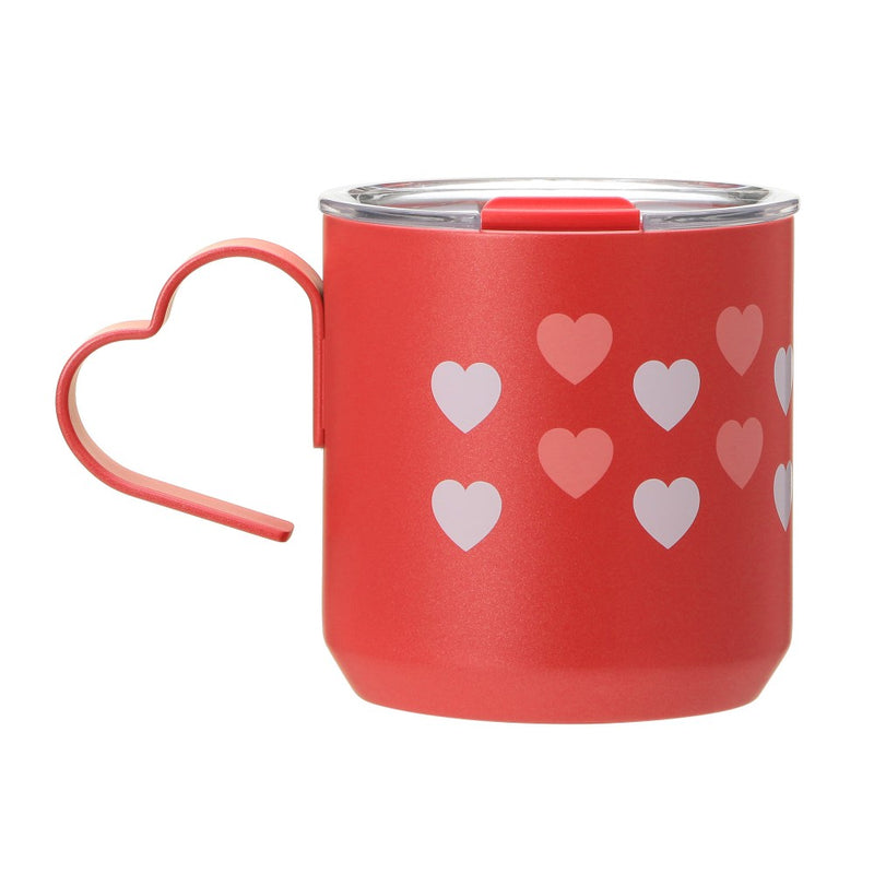 [Pre-Order] Japan SBUX 2025 Valentine Collection Stainless Steel Mug 355ml [预售] 日本星巴克 2025情人节系列 爱心不锈钢马克杯 355ml