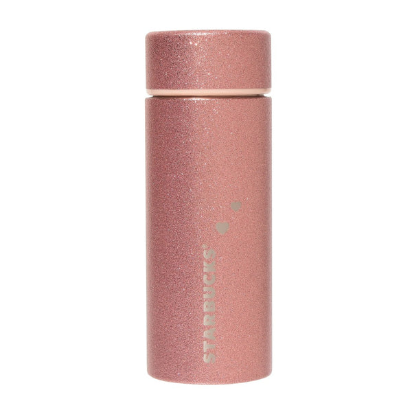 [Pre-Order] Japan SBUX 2025 Valentine Collection Pink Glitter Steel Bottle 355ml [预售] 日本星巴克 2025情人节系列 粉色闪亮不锈钢保溫瓶 355ml