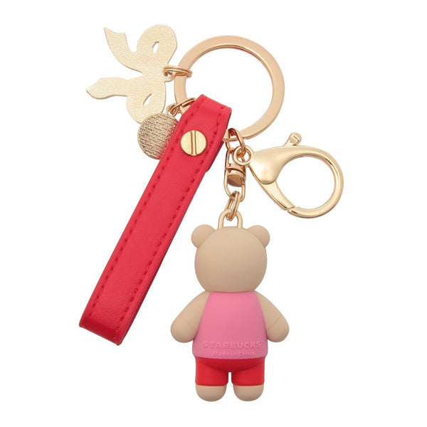 [Pre-Order] Japan SBUX 2025 Valentine Collection 2025 Valentine's Day Bearista Keychain [预售] 日本星巴克 2025情人节系列 2025情人节小熊钥匙圈