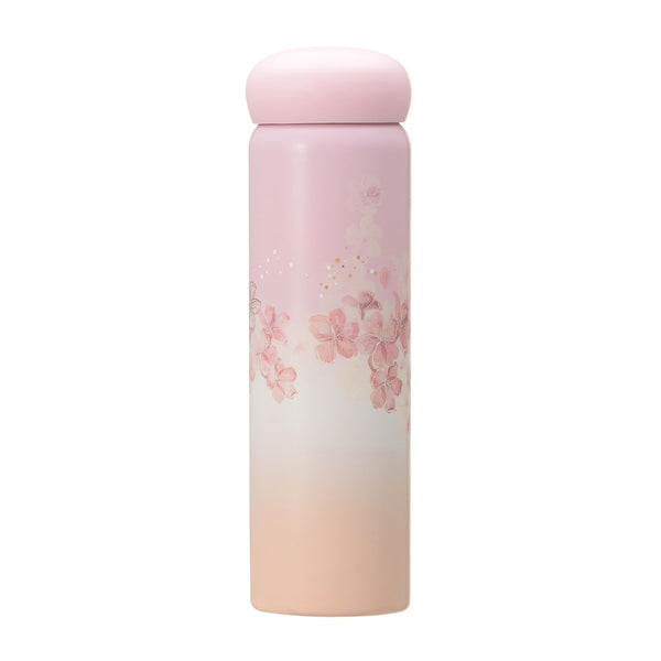 [Pre-Order] Japan SBUX 2025 Sakura Daytime Collection SAKURA Pale Pink Gradient Stainless Steel Bottle 355ml [预售] 日本星巴克 2025樱花系列 樱花淡粉色渐变不锈钢瓶 355ml