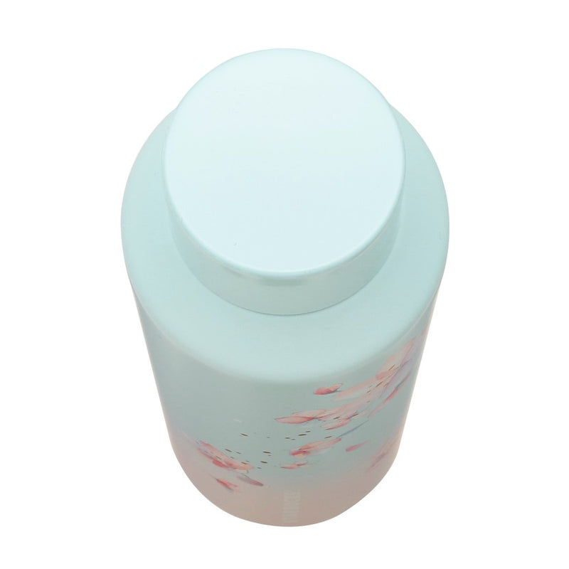 [Pre-Order] Japan SBUX 2025 Sakura Daytime Collection SAKURA Pale Blue Gradient Stainless Steel Bottle 591ml [预售] 日本星巴克 2025樱花系列 樱花淡蓝色渐变不锈钢瓶 591ml