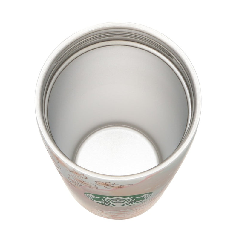 [Pre-Order] Japan SBUX 2025 Sakura Daytime Collection SAKURA Strap Stainless Steel Cup 355ml [预售] 日本星巴克 2025樱花系列 樱花带不锈钢杯 355ml