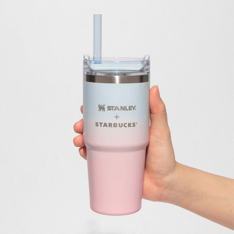 [Pre-Order] Japan SBUX 2025 Sakura Daytime Collection SAKURA STANLEY Pale Pink Gradient 3WAY Stainless Steel Tumbler 414ml [预售] 日本星巴克 2025樱花系列 樱花史丹利淡粉色渐变3WAY不锈钢保温杯 414ml