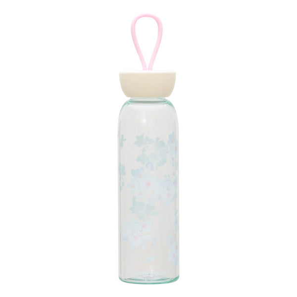 [Pre-Order] Japan SBUX 2025 Sakura Daytime Collection SAKURA Silicone Strap Pale Blue Bottle 532ml [预售] 日本星巴克 2025樱花系列 樱花淡蓝色硅胶带水瓶 532ml