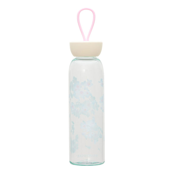 [Pre-Order] Japan SBUX 2025 Sakura Daytime Collection SAKURA Silicone Strap Pale Blue Bottle 532ml [预售] 日本星巴克 2025樱花系列 樱花淡蓝色硅胶带水瓶 532ml