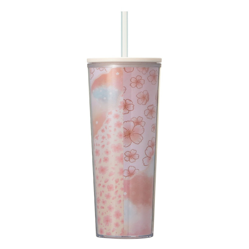 [Pre-Order] Japan SBUX 2025 Sakura Daytime Collection SAKURA Layered Cold Cup Tumbler 414ml [预售] 日本星巴克 2025樱花系列 樱花分层冷水杯 414ml