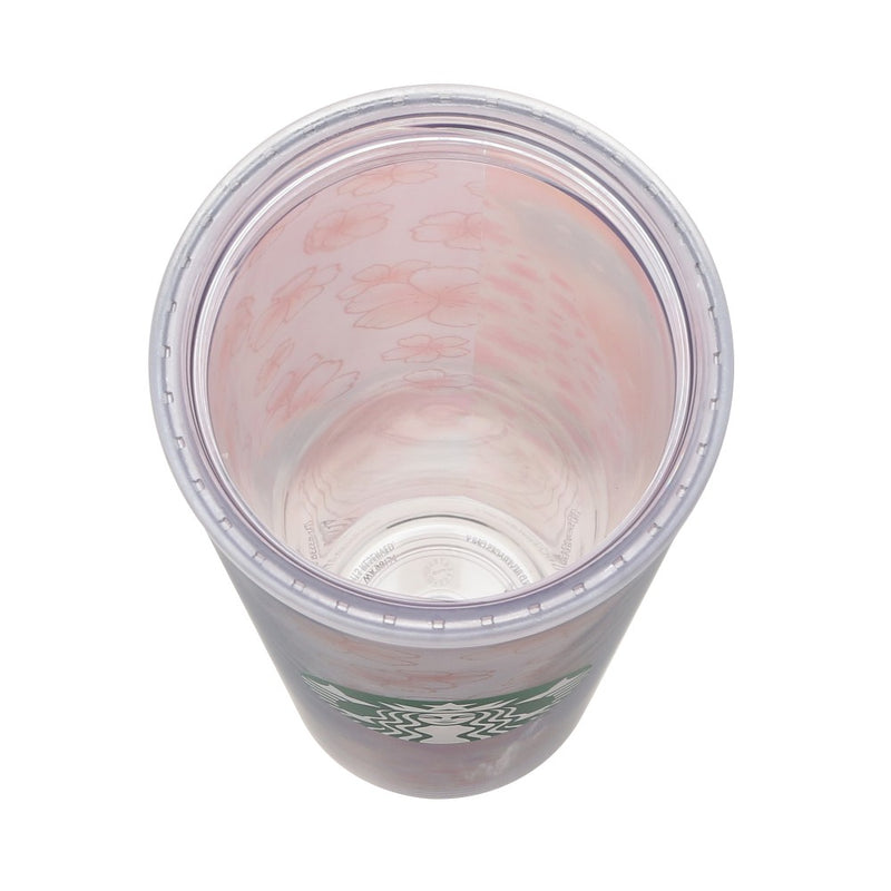 [Pre-Order] Japan SBUX 2025 Sakura Daytime Collection SAKURA Layered Cold Cup Tumbler 414ml [预售] 日本星巴克 2025樱花系列 樱花分层冷水杯 414ml