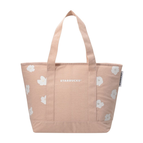 [Pre-Order] Japan SBUX 2025 Sakura Daytime Collection SAKURA Cooling Tote Bag [预售] 日本星巴克 2025樱花系列 樱花保温袋