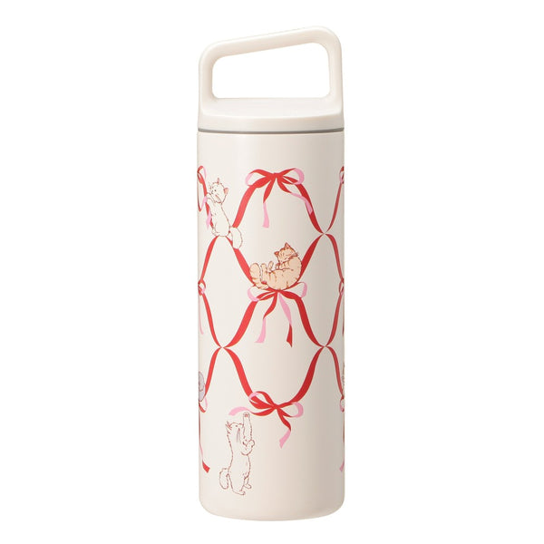 [Pre-Order] Japan SBUX 2025 Valentine Collection Handle Lid Stainless Steel Bottle 473ml [预售] 日本星巴克 2025情人节系列 手柄盖不锈钢瓶 473ml