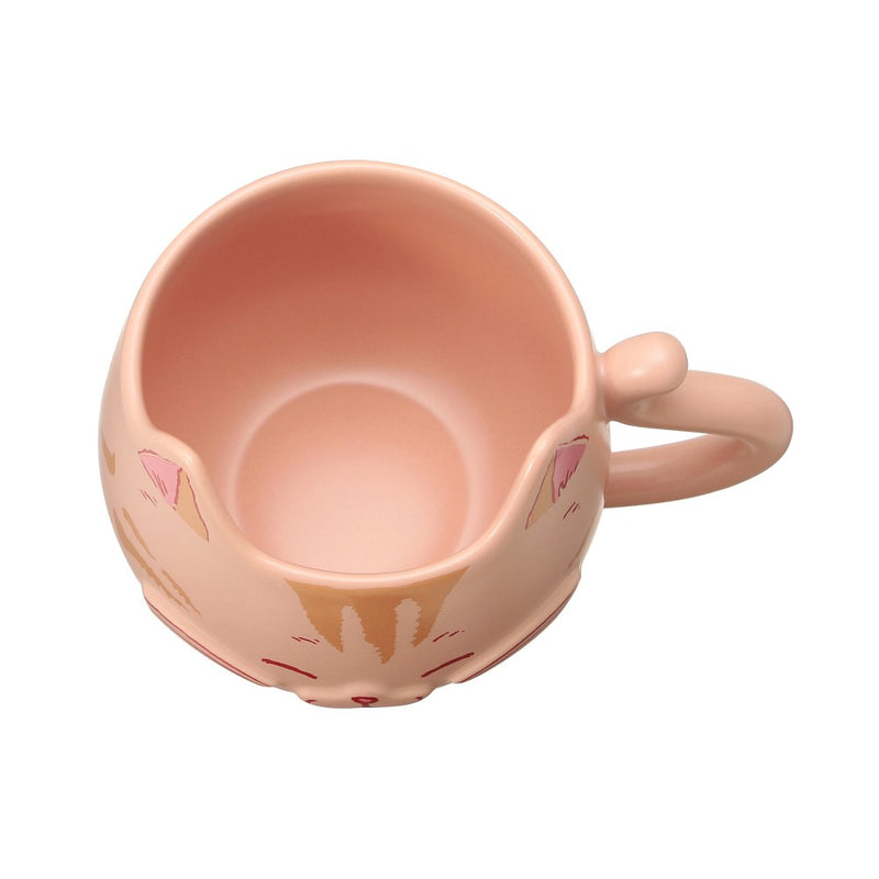 [Pre-Order] Japan SBUX 2025 Valentine Collection 2025 Valentine's Day Beige Cat Face Mug 355ml [预售] 日本星巴克 2025情人节系列 2025情人节橘猫马克杯 355ml