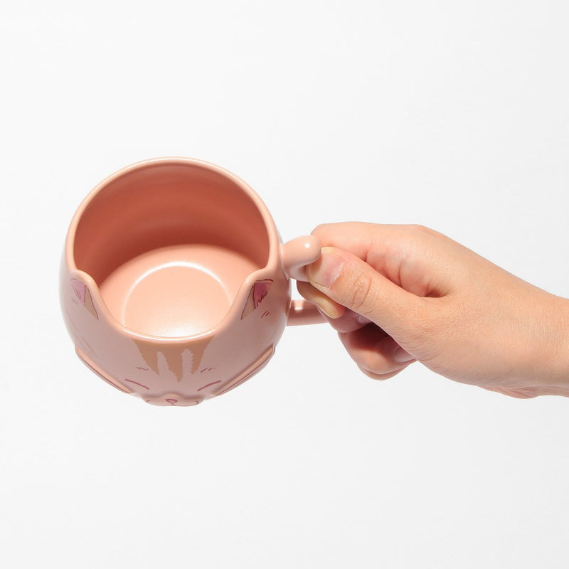 [Pre-Order] Japan SBUX 2025 Valentine Collection 2025 Valentine's Day Beige Cat Face Mug 355ml [预售] 日本星巴克 2025情人节系列 2025情人节橘猫马克杯 355ml