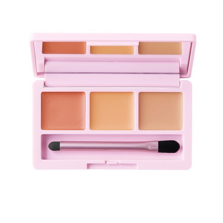 DAISY DOLL Concealer Palette (R-02 Warm Beige) 日本DAISY DOLL 三色遮瑕盘 (R-02 暖肤色)