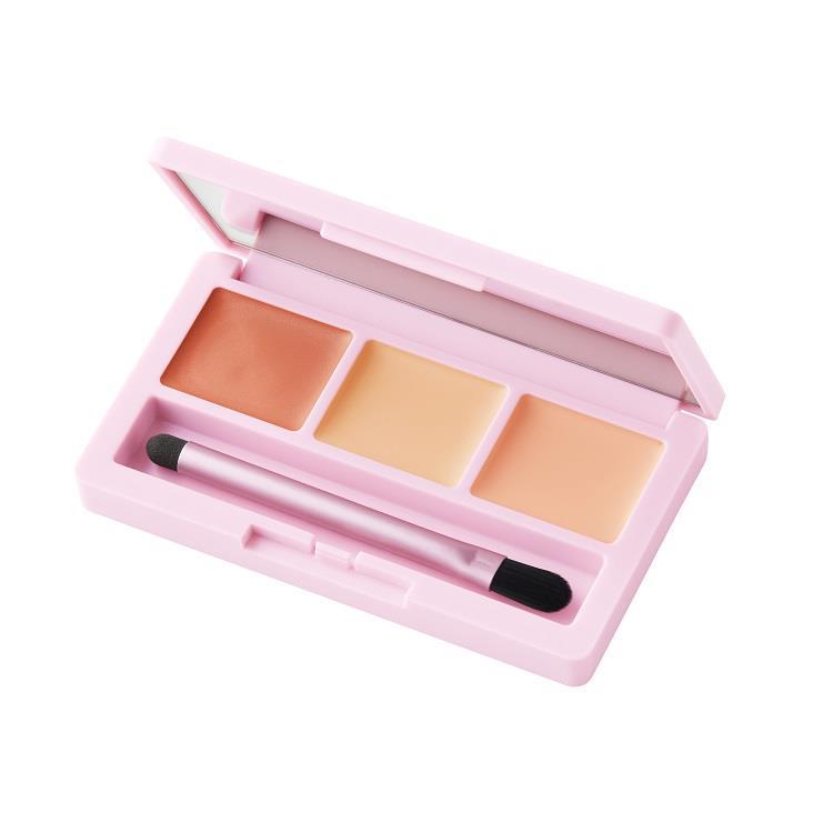 DAISY DOLL Concealer Palette (R-01 Light Beige) 日本DAISY DOLL 三色遮瑕盘 (R-01 亮肤色)