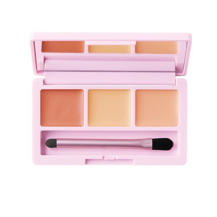 DAISY DOLL Concealer Palette (R-01 Light Beige) 日本DAISY DOLL 三色遮瑕盘 (R-01 亮肤色)