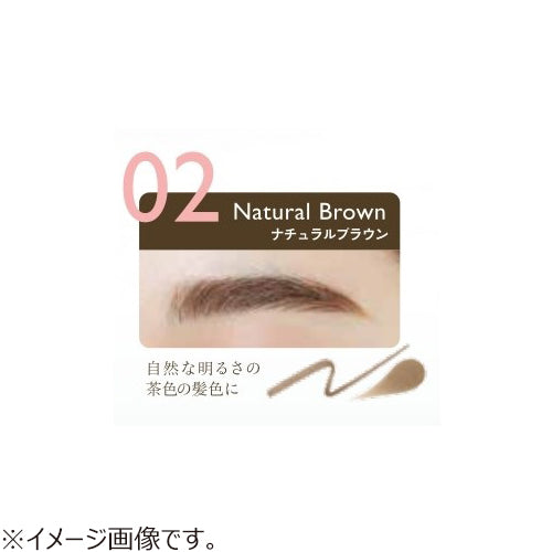 K-Palette 1DAY TATTOO Lasting 3 Way Eyebrow Pencil (02 Natural Brown) 日本K-Palette 三用持久立体眉笔 (02 自然棕)