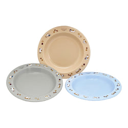 OSK Mofusand 3-Piece Small Plate Set 日本OSK Mofusand鲨鱼猫小胶碟套装 3个