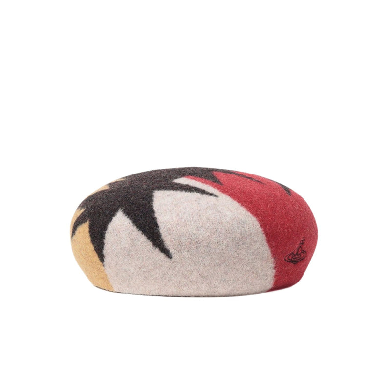 Vivienne Westwood Japan SHATTERED Wool Beret (Black) 日本Vivienne Westwood 破碎羊毛贝雷帽 (黑色)