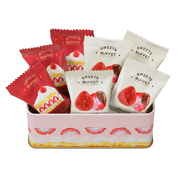 [Pre-Order] MARY’S Sweets Buffet Mini Square Cake 7pcs/box [预售] 日本MARY’S 甜品自助餐情人节限定 迷你方形蛋糕 7枚/盒