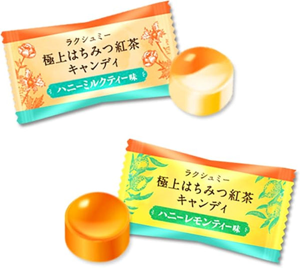 UHA Lakshimi Mikakuto Supreme Honey Milk Tea & Honey Lemon Tea Candy 日本UHA味覚糖 极上蜂蜜奶茶&蜂蜜柠檬茶味糖 75g