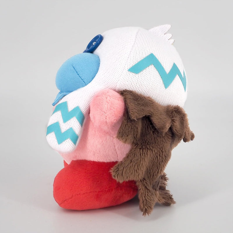 SAN-EI Kirby and the Forgotten Land Collection Frosty Ice Kirby Plush S  三英 星之卡比探索发现 冰雪卡比小公仔