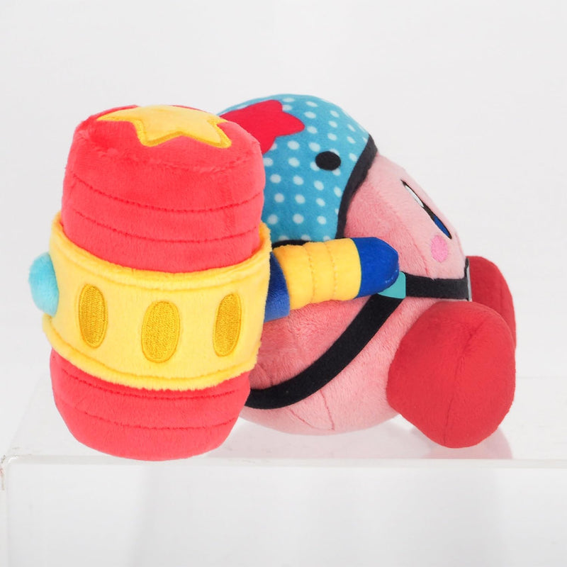 SAN-EI Kirby and the Forgotten Land Collection Discovery Pico Pico Kirby Plush S  三英 星之卡比探索发现 PICO锤子卡比小公仔