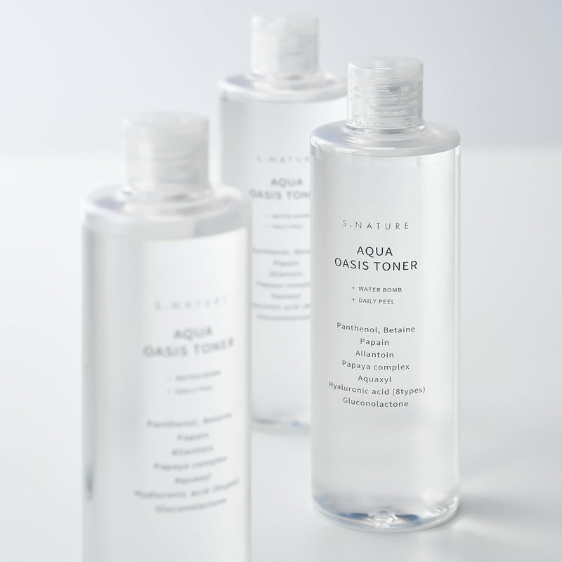 S. NATURE Aqua Oasis Toner 韩国S. NATURE 水绿洲爽肤水 300ml