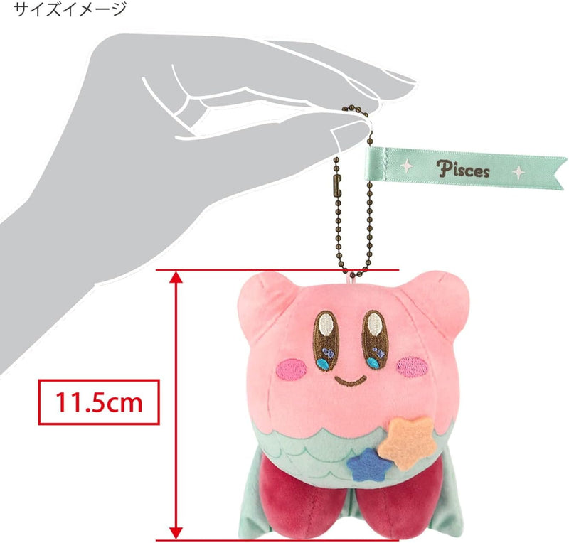 SAN-EI Kirby Horoscope Collection Plush (Pisces) 三英 星之卡比星座系列公仔挂件 (双鱼座)