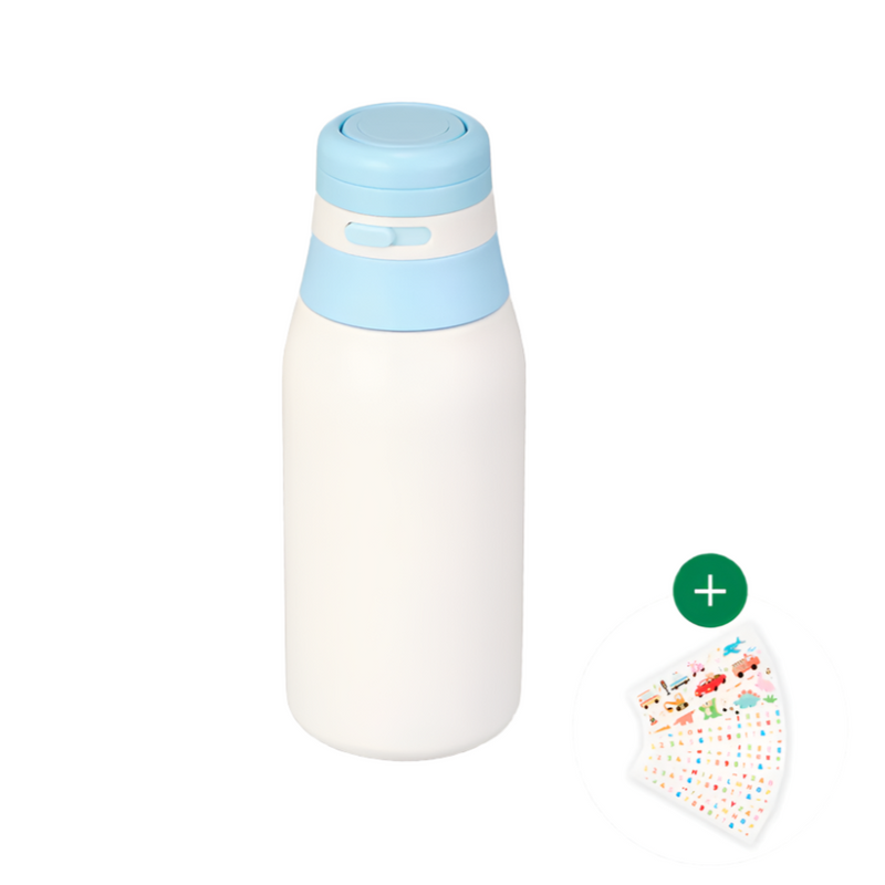 Korean Starbucks SS Play Blue Lira Sticker Tumbler 韩国星巴克 SS 蓝色玩耍里拉贴纸随行杯 355ml