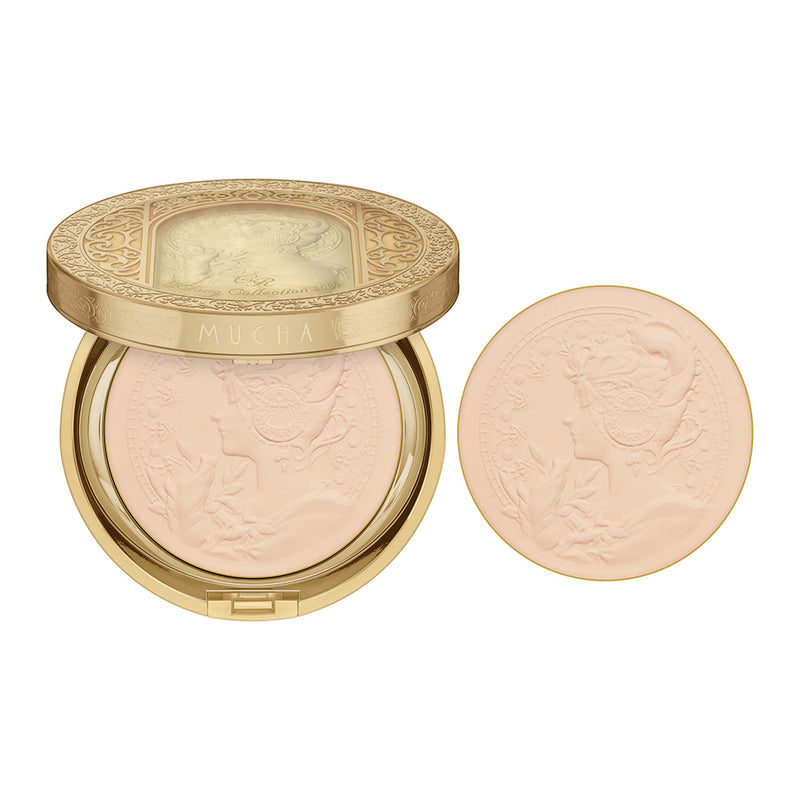 Kanebo Mucha x Milano Collection GR Face Up Powder 2025 Limited Set 30g*2 嘉娜宝 2025天使蜜粉 米兰绝色蜜粉饼GR限定组 30g*2