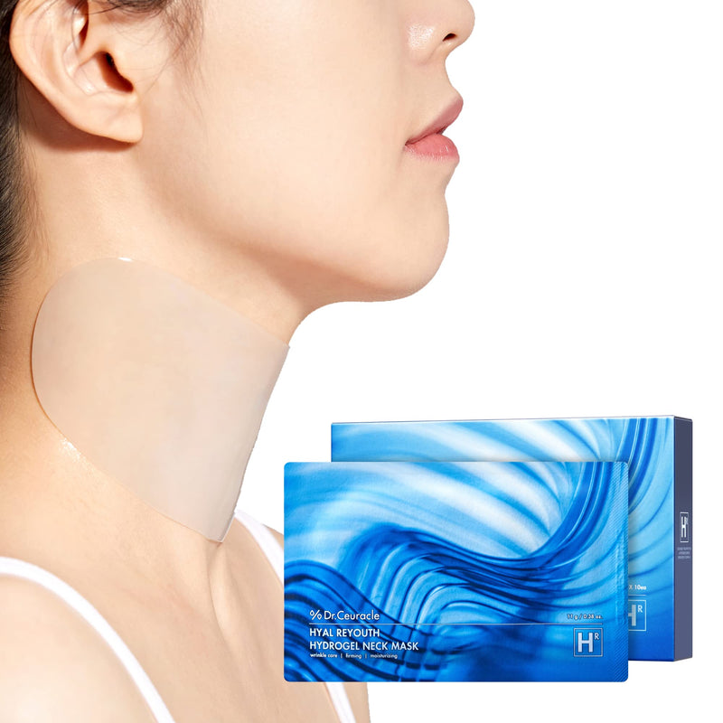 Dr. Ceuracle Hydrogel Neck Mask 10pcs/Box 韩国Dr.Ceuracle 玻尿酸保湿凝胶颈膜 10片/盒