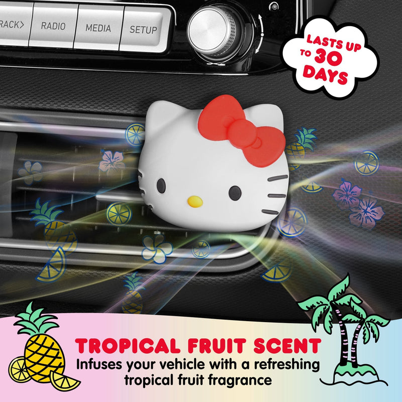 BDK HK Car Vent Clip Air Freshener (Tropical Fruit) BDK 凯蒂猫车用风口夹式香薰 (热带水果) 2ml