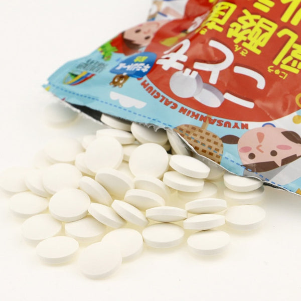 Unimat Riken Kid's Chewable Children’s Probiotics & Calcium Tablets (Yogurt Flavor) 90pcs 日本Unimat Riken 儿童乳酸菌钙片 (酸奶味) 90粒