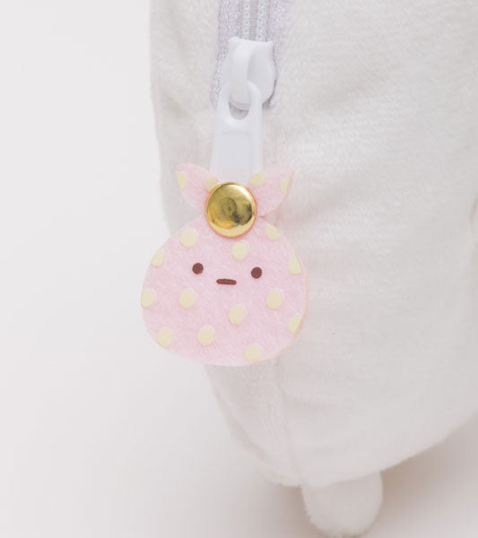 SAN-X Sumikko Gurashi Plush Reel Pass Case (Polar Bear) 日本SAN-X 角落生物伸缩造型票卡钱包 (北极熊)