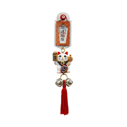 SENSOJI TEMPLE Lucky Cat Traffic Safety Charm 浅草寺御守 招财猫汽交通安全车挂件