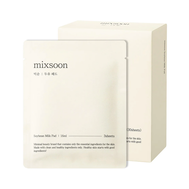 MIXSOON Soybean Milk Pad (10ea) 韩国MIXSOON 纯豆乳精华棉片贴 16ml*10袋入