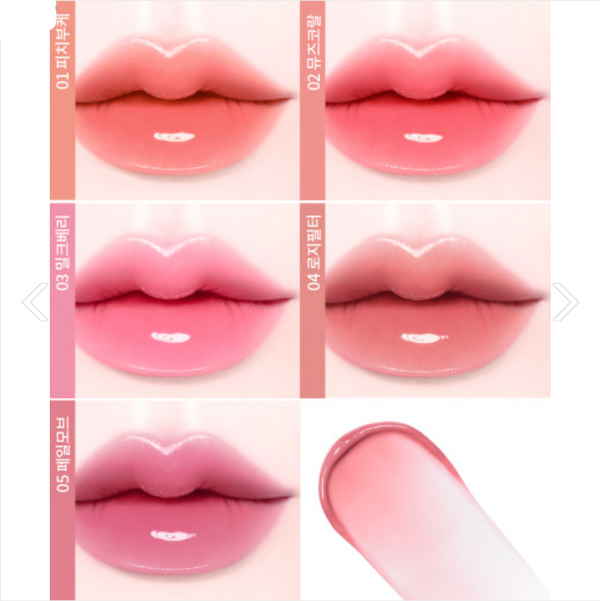 PASSIONCAT Dewy Glam Tint (01 Peach Bouquet) 韩国PASSIONCAT 持久水润魅惑唇釉 (01 桃花束) 4g