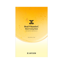 JayJun Real Vitamin C Black Toning Mask 5pcs/Box 捷俊 純他命C美白面膜 5片/盒