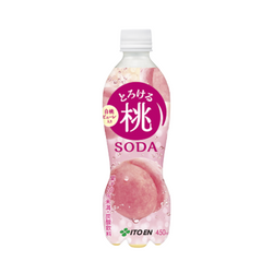 ITOEN Melting Peach Soda 伊藤園 蜜桃汽水 450ml