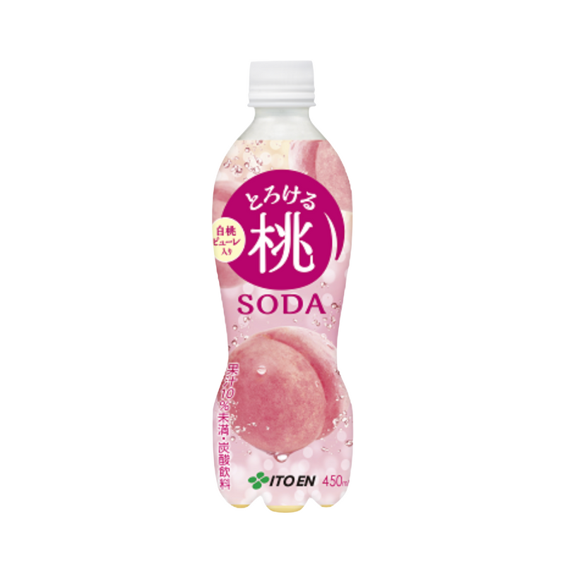 ITOEN Melting Peach Soda 伊藤園 蜜桃汽水 450ml