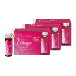 [3 Box Value Set] Shiseido The Collagen 2024 Collagen Liquid Drink 50ml*10 Pieces/Box [3盒超值套装] 资生堂 2024胶原蛋白液态饮 50ml*10支/盒